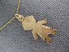 ESTATE LARGE 14KT YELLOW GOLD CLASSIC ENGRAVABLE BABY BOY CHARM PENDANT #27422