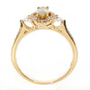 .94CT LIGHT PINK & FANCY YELLOW DIAMOND 18KT YELLOW & ROSE GOLD ENGAGEMENT RING