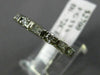 ANTIQUE .72CT DIAMOND 14KT WHITE GOLD 3D ETERNITY WEDDING ANNIVERSARY RING #2590