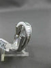ESTATE 1.85CT DIAMOND 18KT WHITE GOLD MILGRAIN CRISS CROSS MUSICAL NOTE FUN RING