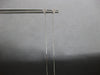 ESTATE LARGE .14CT DIAMOND 18KT WHITE GOLD 3D GEOMETRICAL FUN HANGING EARRINGS