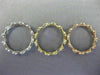 ESTATE 1.44CT DIAMOND 14KT TRI COLOR GOLD ETOILE BEZEL ETERNITY ANNIVERSARY RING