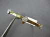 .31CT DIAMOND 14KT 2 TONE GOLD 3D PAST PRESENT FUTURE FLEXIBLE BANGLE BRACELET