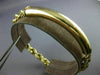 ESTATE WIDE 14KT YELLOW GOLD CLASSIC ROUND PLATE ENGRAVABLE BRACELET L #1636
