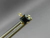 ESTATE .74CT DIAMOND & AAA SAPPHIRE 14K YELLOW GOLD SQUARE STUD EARRINGS #22824