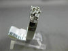 ESTATE .25CT DIAMOND 14KT WHITE GOLD 3D ZIGZAG ETOILE WEDDING ANNIVERSARY RING