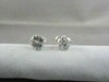 ANTIQUE 14KT GOLD 1.61CT 7MM ROUND 6 PRONG DIAMOND STUD EARRINGS F-G VS/SI