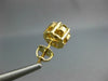LARGE 1.98CT DIAMOND & AAA SAPPHIRE 14K YELLOW GOLD CLUSTER FLOWER EARRINGS 3059