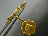 ESTATE 18KT YELLOW GOLD 3D CLASSIC ITALIAN BAPTISM PIN #MILANO29