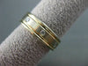 ESTATE .20CT DIAMOND ETOILE 14KT WHITE & YELLOW GOLD ANNIVERSARY RING #12155