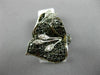 ESTATE LARGE 2.0CT BLACK & WHITE DIAMOND 14K WHITE & BLACK GOLD FLOWER LEAF RING