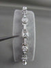 ANTIQUE 14KT WIDE 1.04CTW DIAMOND FILIGREE SQUARE & ROUND BRACELET