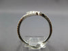 ESTATE .45CT DIAMOND 18KT WHITE GOLD CLASSIC CLASSIC CRISS CROSS SNAKE FUN RING