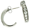 .81CT DIAMOND 14KT WHITE GOLD GRADUATING CHANNEL PRONG UMBRELLA HANGING EARRINGS