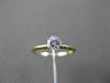ESTATE .35CT DIAMOND 14KT TWO TONE GOLD CLASSIC SOLITAIRE FRIENDSHIP RING #23778