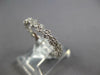 ESTATE 1.10CT DIAMOND 18KT WHITE GOLD 3D CLASSIC MULTI FLOWER ETERNITY LOVE RING