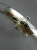 ESTATE WIDE 14KT WHITE GOLD 3D CLASSIC HANDCRAFTED 8MM BANGLE BRACELET #26198