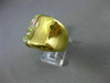 ESTATE LARGE .35CT DIAMOND 14K YELLOW GOLD GREEN & PINK ENAMEL FILIGREE FUN RING