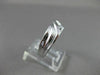 ESTATE WIDE 0.17CT DIAMOND 14KT WHITE GOLD BAGUETTE DIAGONAL MENS RING #21678