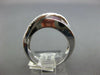 3.02CT DIAMOND & AAA RAINBOW SAPPHIRE 14KT WHITE GOLD CRISS CROSS INFINITY RING