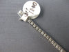 ESTATE 3.0CT DIAMOND 14K WHITE GOLD 3D CLASSIC ROUND CHANNEL FUN TENNIS BRACELET