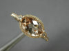 ESTATE 1.62CT DIAMOND & AAA MORGANITE 14KT ROSE GOLD FILIGREE SEMI ETERNITY RING