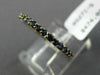 ESTATE .48CT AAA SAPPHIRE 14K YELLOW GOLD SEMI ETERNITY WEDDING ANNIVERSARY RING