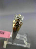 ESTATE WIDE .57CT ROUND & PRINCESS DIAMOND 18K WHITE & ROSE GOLD ETOILE FUN RING