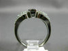 ANTIQUE 1.50CT DIAMOND & AAA OVAL SAPPHIRE 14KT WHITE GOLD HEART ENGAGEMENT RING