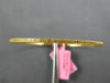 .67CT INTENSE FANCY YELLOW DIAMOND 18KT YELLOW GOLD 2MM ETERNITY BANGLE BRACELET
