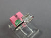 SMALL .18CT DIAMOND 18KT WHITE GOLD ROUND & BAGUETTE CLUSTER INVISIBLE FUN RING