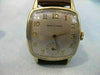 ANTIQUE WALTHAM 14KT YELLOW GOLD FILL SQUARE MENS WATCH WORKS #19061