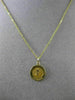 ESTATE 14KT YELLOW GOLD 3D STARBURST CROSS RELIGIOUS CONFIRMATION PENDANT #24994