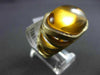 ESTATE LARGE 19.92CT DIAMOND & AAA CITRINE 14KT YELLOW GOLD 3D TIGER DESIGN RING