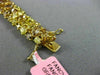 GIA 31.12CT CHOCOLATE FANCY & YELLOW DIAMOND 18KT YELLOW GOLD 3D TENNIS BRACELET
