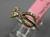ESTATE .38CT PINK DIAMOND 18KT WHITE & ROSE GOLD 3D CLASSIC INFINITY LOVE RING