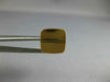 ESTATE 14KT YELLOW GOLD 3D CLASSIC MATTE AND SHINY SQUARE MENS PIN