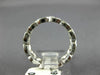 ANTIQUE 1.60CT DIAMOND 14K WHITE GOLD INFINITY FISHTAIL WEAVE ETERNITY RING #335