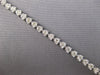 ESTATE 1.52CT DIAMOND 14KT WHITE GOLD 3D CLASSIC ROUND FUN TENNIS BRACELET