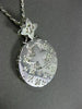 ANTIQUE 1.15CT DIAMOND 14K WHITE GOLD CROSS 3D CIRCULAR STAR BURST PENDANT 17742