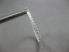 LARGE 2.28CT DIAMOND 18KT WHITE GOLD 3D CLASSIC INSIDE OUT HOOP HANGING EARRINGS