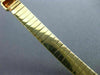ANTIQUE 2.20CT DIAMOND & AAA RUBY 14KT YELLOW GOLD V SHAPE BANGLE BRACELET #713