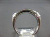 WIDE .70CT DIAMOND 14KT WHITE GOLD ROUND 2 ROW CHANNEL WEDDING ANNIVERSARY RING