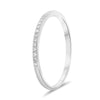 .12CT DIAMOND 14KT WHITE GOLD SEMI BEZEL SQUARE SEMI ETERNITY ANNIVERSARY RING