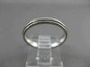 ESTATE 14KT WHITE GOLD CLASSIC FILIGREE WEDDING ANNIVERSARY BAND RING 3mm #23256