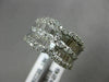ESTATE 2.06CT DIAMOND 18KT WHITE GOLD BUTTERFLY FLOWER WEDDING ANNIVERSARY RING