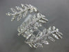 ESTATE EXTRA LARGE .98CT DIAMOND 18KT WHITE GOLD MULTI LEAF CRISS CROSS FUN RING