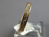 1.10CT DIAMOND 14KT YELLOW GOLD 3D ROUND ETERNITY 3mm WEDDING ANNIVERSARY RING