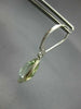 6.0CT AAA GREEN AMETHYST 14KT WHITE GOLD PEAR SHAPE LEVER BACK HANGING EARRINGS