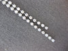 4.32CT DIAMOND 14KT WHITE GOLD BY THE YARD SEMI ETERNITY 2 ROW LARIAT NECKLACE